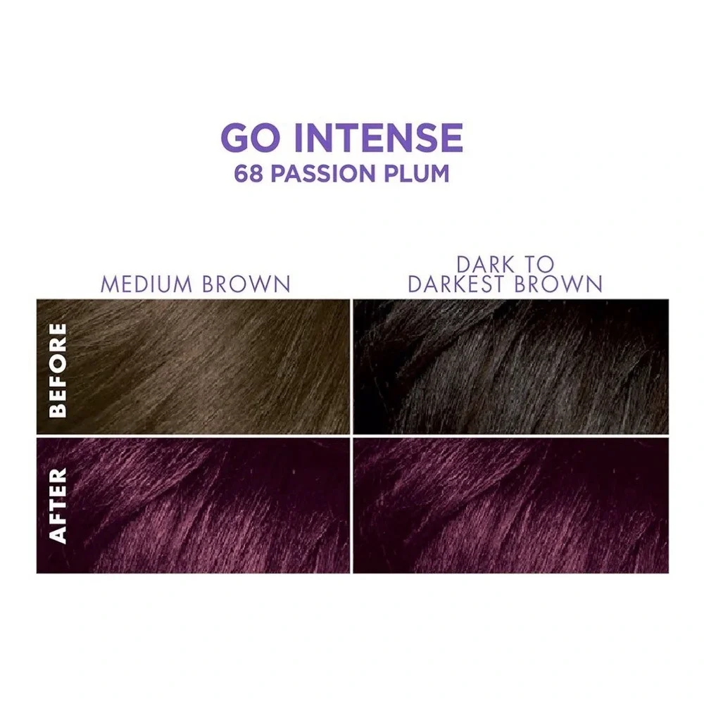 Dark & Lovely Go Intense! Hair‎ Color – 68 Passion Plum